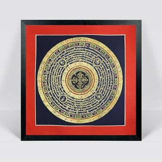 Buddha Gift Tibetan Handmade Thangka Painting Spiritual Blessing Blind Box Random Color Pattern