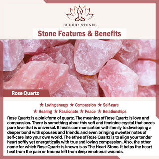 Buddha Gift  Natural Rose Quartz Love Caring Bracelet Bangle