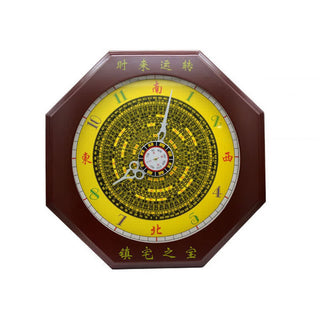 Buddha Gift Feng Shui Bagua Map Balance Energy Map Wall Clock