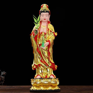 Buddha Gift Chenrezig Bodhisattva Avalokitesvara Figurine Harmony Resin Statue Home Decoration