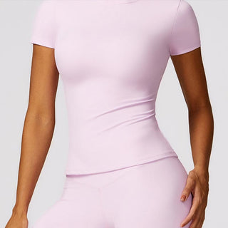 Buddha Gift Women Short Sleeve T-Shirt Top High Waist Leggings Pants For Sports Yoga