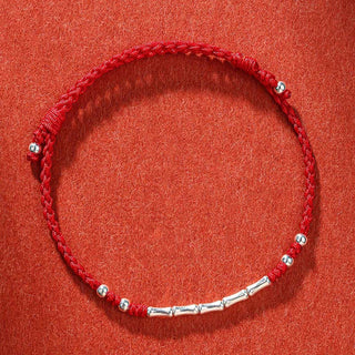 Buddha Gift Tibet Handmade Multicolored Bamboo Protection Braided String Bracelet