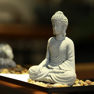 Buddha Gift Sitting Meditation Buddha Blessing Compassion Decoration