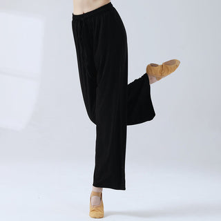 Buddha Gift Loose Modal Drawstring Wide Leg Pants For Yoga Dance
