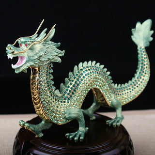 Buddha Gift Handmade Feng Shui Dragon Luck Success Home Decoration