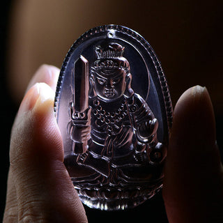 Buddha Gift Chinese Zodiac Obsidian Protection Necklace