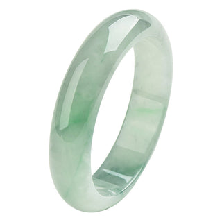 Buddha Gift  Natural Jade Prosperity Wealth Luck Bangle Bracelet
