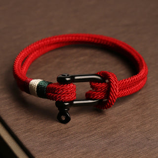 Buddha Gift Simple Design Luck Stainless Steel Buckle Bracelet
