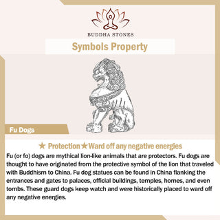 Buddha Gift Handmade Lion Fu Foo Dogs Iron Powder Rust Cast Resin Statue Ward Off Evil Protection Home Decoration