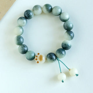 Buddha Gift Bodhi Seed Om Mani Padme Hum Carved Harmony Bracelet