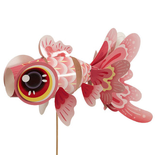 Buddha Gift DIY Fortune Luck Koi Fish Paper Lantern Lamp Mid-Autumn Festival Child Kids Lantern Decoration