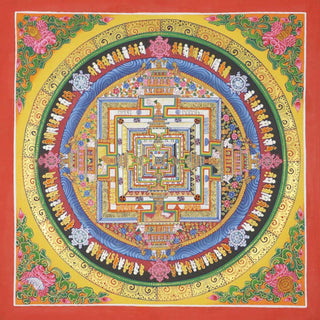 Buddha Gift Tibetan Thangka Painting Blessing Handmade Decoration