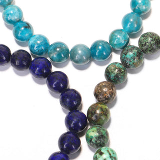 Buddha Gift Natural Lazurite Pietersite Unakite Om Mani Padme Hum Bead Positive Bracelet