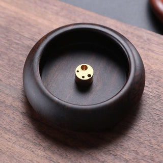 Buddha Gift Mini Ebony Wood Rosewood Meditation Healing Stick Incense Burner Decoration