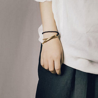 Buddha Gift Tibetan Various Agate Stone Copper Protection Triple Wrap Bracelet