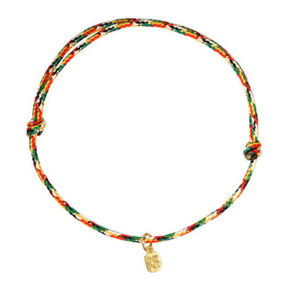 Buddha Gift Auspicious Fu Character Peace And Joy Luck Handmade Multicolored Child Adult Bracelet