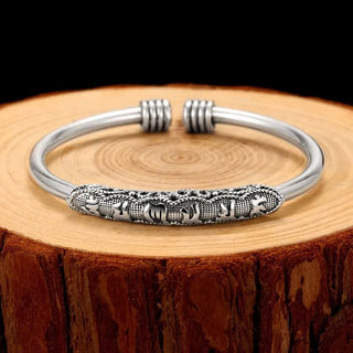Buddha Gift Om Mani Padme Hum Engraved Peace Cuff Bracelet Bangle