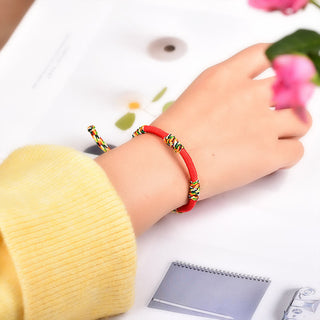 Buddha Gift Tibetan Handmade Colorful King Kong Knot Lucky Protection Braid String Bracelet