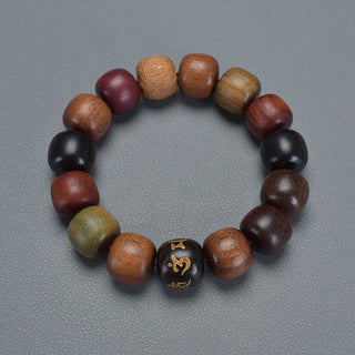 Buddha Gift Tibet Various Wood Om Mani Padme Hum Purity Bracelet