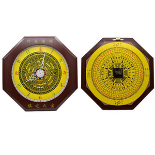 Buddha Gift Feng Shui Bagua Map Balance Energy Map Wall Clock