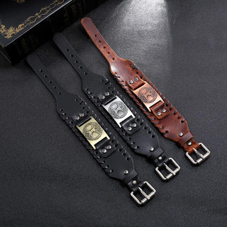 Buddha Gift Lucky Tree Of Life Balance Leather Bracelet