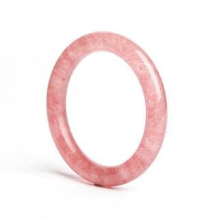 Buddha Gift Natural Strawberry Quartz Love Healing Bracelet Bangle