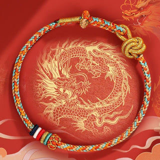 Buddha Gift Handmade Dunhuang Colorful Rope Protection Braid String Bracelet