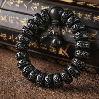 Buddha Gift Tibetan Lightning Strike Wood Protection Bracelet