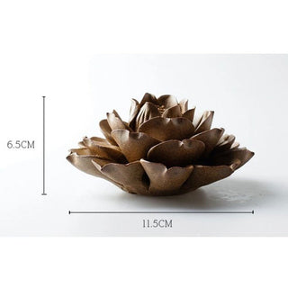 Buddha Gift Tibetan Backflow Lotus Meditation Incense Burner