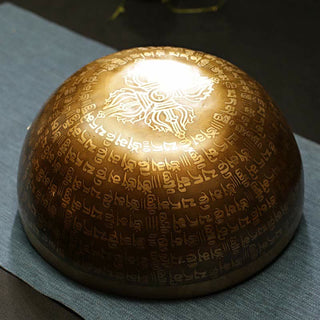 Buddha Gift Sutra Singing Bowl Handcrafted for Healing and Meditation Positive Energy Sound Bowl Set