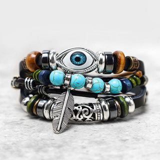 Buddha Gift Tibetan Turquoise Evil Eye Purification Bracelet