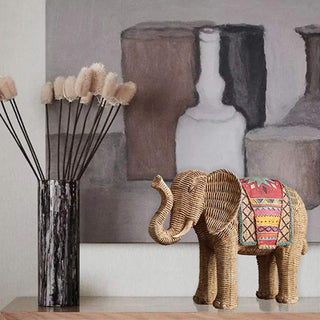 Buddha Gift Elephant Resin Wisdom Wealth Home Decoration