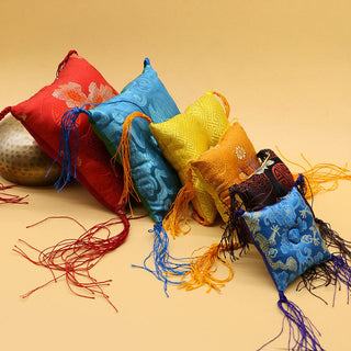 Buddha Gift Tibetan Singing Bowl Cushion Decoration with Tassel Decoration