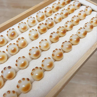 Buddha Gift Cute Cat Paw Claw Bodhi Seed Peace Bracelet