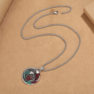 Buddha Gift Tibetan Copper Koi Fish Healing Necklace