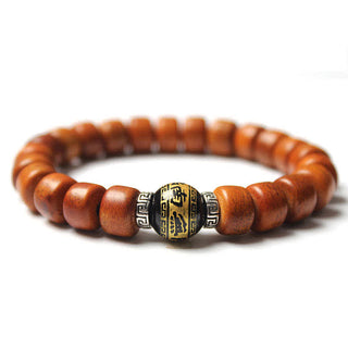 Buddha Gift Tibetan Bone Beads Om Mani Padme Hum Strength Bracelet