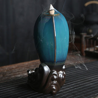 Buddha Gift Waterfall Incense Burner Backflow Incense Holder