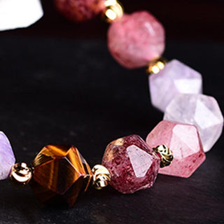 Buddha Gift FengShui PiXiu Amethyst Luck Bracelet