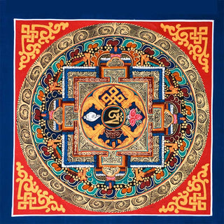 Buddha Gift Tibetan Handmade Thangka Painting Blessing Thangka Blind Box Random Color Pattern