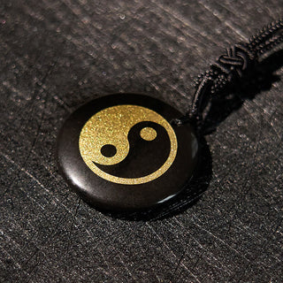 Buddha Gift Various Crystal Amethyst Tiger Eye Green Aventurine Yin Yang Spiritual Necklace Pendant