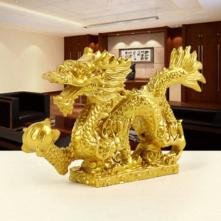Buddha Gift Feng Shui Dragon Auspicious Cloud Wealth Luck Decoration