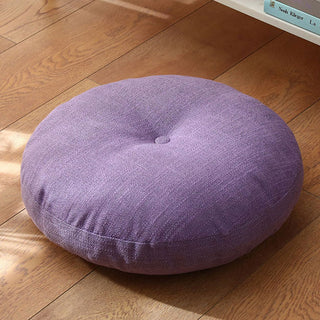 Buddha Gift Lotus Simple Pattern Linen Meditation Seat Cushion Home Living Room Decoration