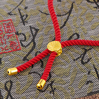 Buddha Gift Wealth Attractor Red Agate Pixiu Red String Bracelet