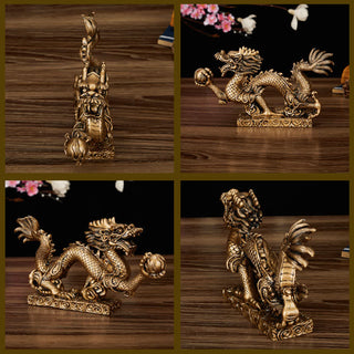 Buddha Gift Feng Shui Dragon Auspicious Cloud Wealth Luck Decoration