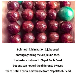 Buddha Gift 108 Mala Beads Nepal Bodhi Seed Luck Wealth Tassel Bracelet