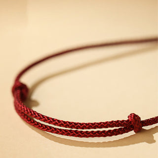 Buddha Gift Tibetan 925 Sterling Silver Zakiram Goddess of Wealth Protection Rope Necklace Pendant