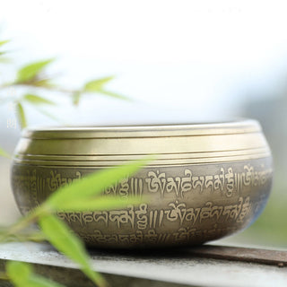 Buddha Gift Tibetan Sound Bowl Handcrafted for Focus and Meditation Peaceful Happiness Singing Bowl Set