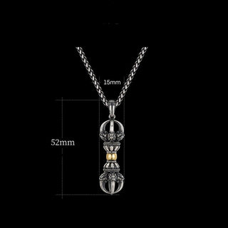 Buddha Gift Tibetan Dorje Vajra Design Wealth Necklace Pendant