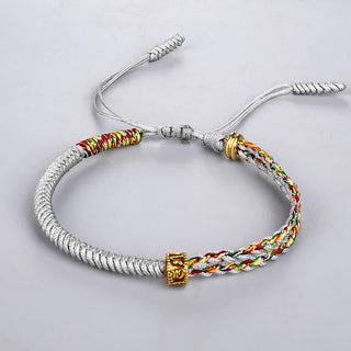 Buddha Gift Om Mani Padme Hum Protection Luck String Bracelet