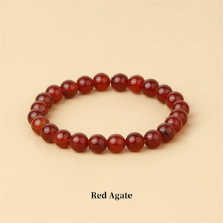 Buddha Gift Natural Stone Quartz Healing Beads Bracelet